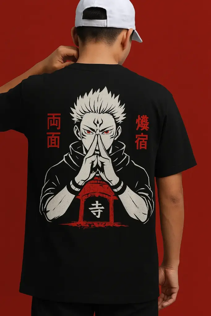 Sukuna Oversized Graphic T-Shirt