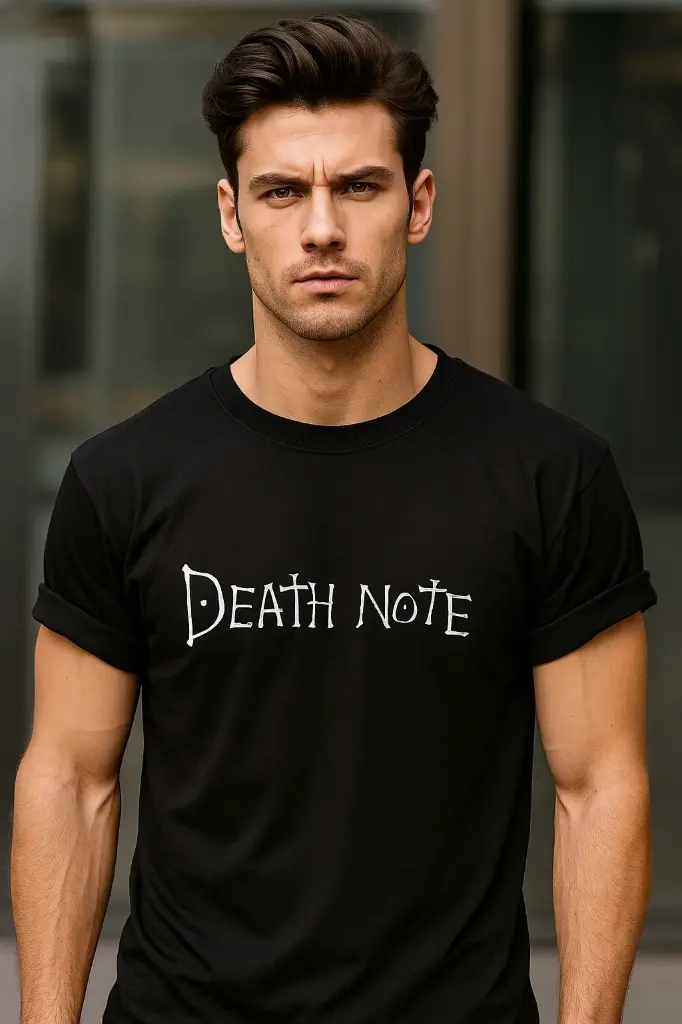 Death Note Anime T-Shirt – Bold Black Tee for True Fans | Premium Cotton, Trendy & Comfortable